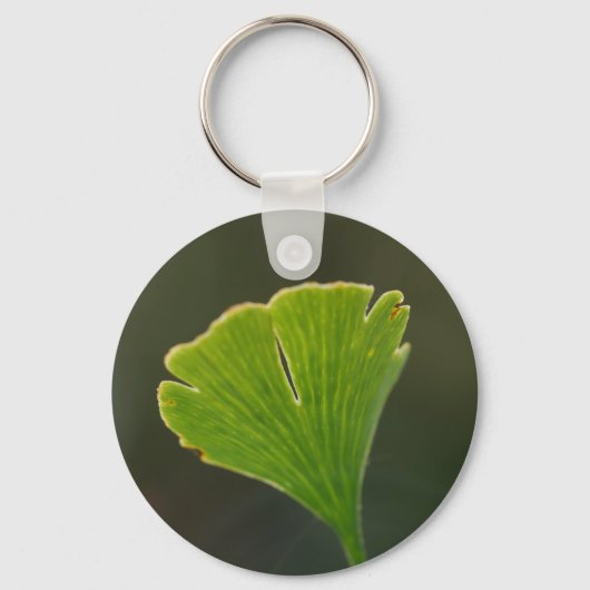 Ginkgo Leaf Schlüsselring Schlüsselanhänger (Vorderseite)