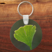 Ginkgo Leaf Schlüsselring Schlüsselanhänger (Vorderseite)