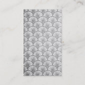 Ginkgo Leaf Simple Elegant Natural Visitenkarte (Rückseite)