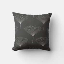 Ginkgo leaf Throw Kissen