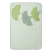 Ginkgo Leaves Customizable Background Colors  Badematte (Vorderseite Vertikal)