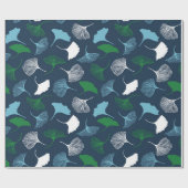 Ginkgo-Packpapier Geschenkpapier (Flach)