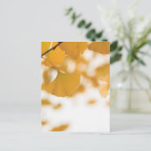 Ginkgo Postkarte (Stehend Vorderseite)