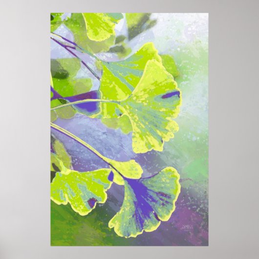 Ginkgo Print Poster (Vorne)