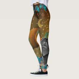 GINKGO Schwarze Chow SüdwestLeggings Leggings
