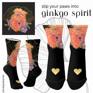 GINKGO SPIRIT Chow dog Socken