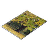 Ginkgo Tree im Fall Notizblock (Linke Seite)