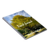 Ginkgo Tree of Golden Yellow Notizblock (Rechte Seite)