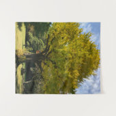 Ginkgo Tree of Golden Yellow Wandteppich (Vorderseite (Horizontal))