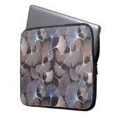 Ginkgo verlasse: elegantes natürliches Muster. Laptopschutzhülle (Vorderseite Links)