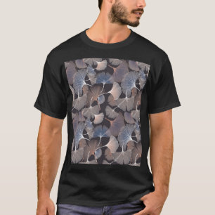 Ginkgo verlasse: elegantes natürliches Muster. T-Shirt