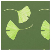 Ginkgo verlässt botanisches Kunst-Gewebe Stoff (Nahaufnahme)