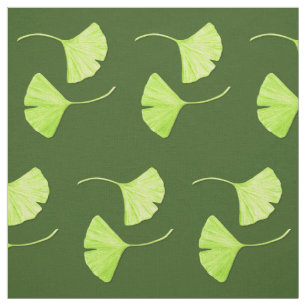 Ginkgo verlässt botanisches Kunst-Gewebe Stoff