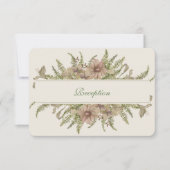 Ginkgo Watercolor Floral Wedding Card Einladung (Vorderseite)