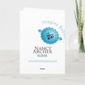 Ginkgo Watercolor Note Card Karte (Rückseite)