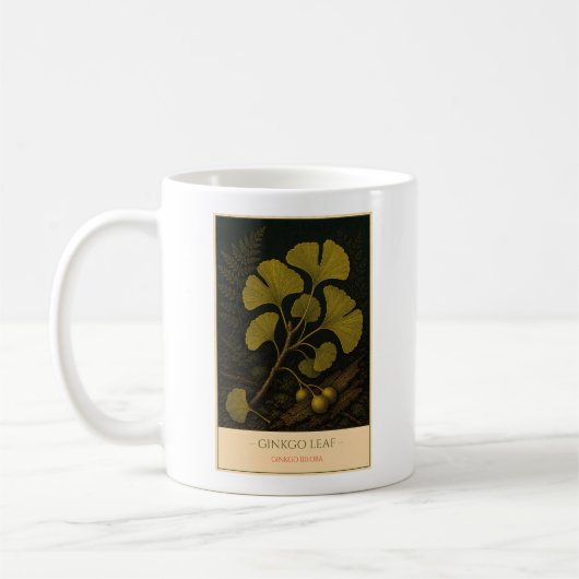 Ginkgoblatt Kaffeetasse (Links)