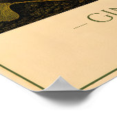 Ginkgoblatt Poster (Ecke)