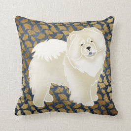 GINKGOsahnechow-chow Kissen - wählen Sie Gewebe