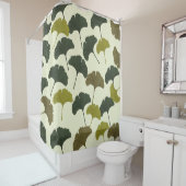 Ginko Bilbao Blätter Duschvorhang (Beispiel)