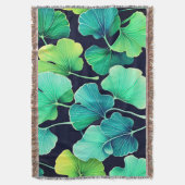 Ginko-Biloba-Blätter Decke (Vorderseite Vertikal)