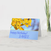 Ginko Biloba Grußkarte Karte (Vorderseite)