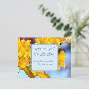 Ginko Biloba Save the Date Postkarte