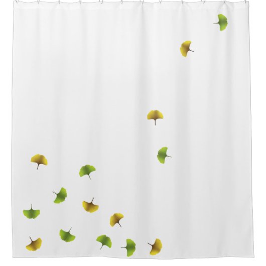 Ginko-Duschvorhang Duschvorhang (Vorderseite)