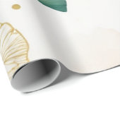 Ginko Luxus Gold Line Geschenkpapier (Rolleneckpunkt)