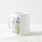 Ginko und Yoshi Lucky Katzen Tasse (Vorderseite Links)