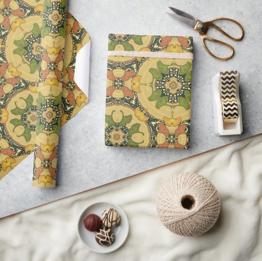 Ginkoblätter Geschenkpapier (Kunsthandwerk)