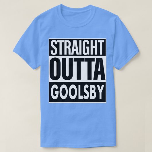 Ginn Name Straight Outta Ginn T-Shirt (Design vorne)