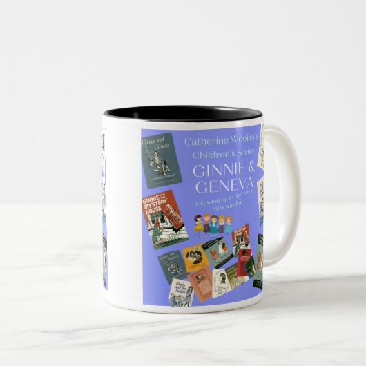 Ginnie & Geneva - Timeless Book Series Two Tone Co Zweifarbige Tasse (VorderseiteRechts)