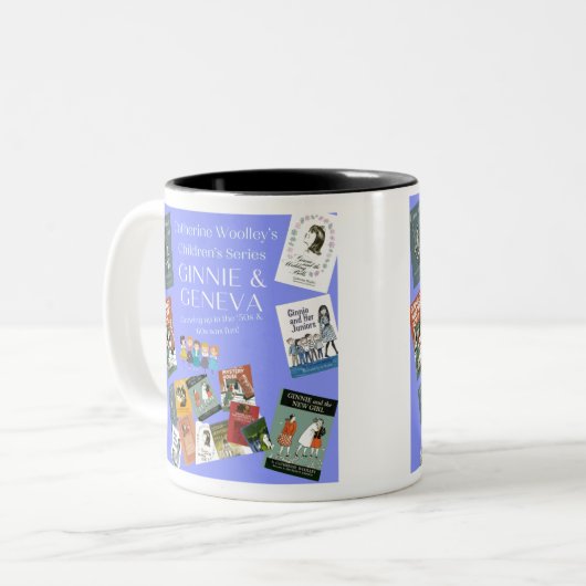 Ginnie & Geneva - Timeless Book Series Two Tone Co Zweifarbige Tasse (Vorderseite Links)