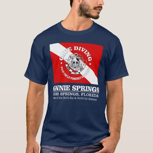 Ginnie Springs (beste Höhlen) T-Shirt (Vorderseite)