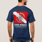 Ginnie Springs (beste Höhlen) T-Shirt (Rückseite)
