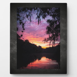 Ginnie Springs River Sunrise Acrylic Wall Art Fotoplatte