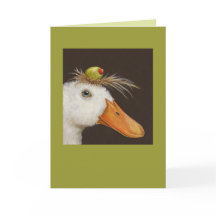 Ginny the duck card