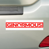 Ginormische Briefmarke Autoaufkleber (Auf Auto)