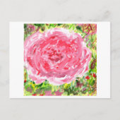 Ginormische Rose Postkarte (Vorderseite)