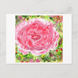 Ginormische Rose Postkarte