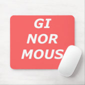 GINORMOUS Mousepad (Mit Mouse)
