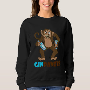 Ginpanzee Gimpanzee Alcohol Beer Bootsfestival Sweatshirt