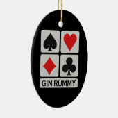 GinRummyverzierung Keramikornament (Rechts)