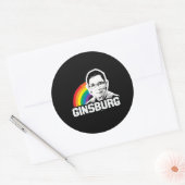 Ginsburg Pride Runder Aufkleber (Umschlag)