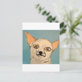 Ginsburger Hund Postkarte (Stehend Vorderseite)