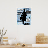 Gintama Sakata Gintoki Quotes Poster (Küche)