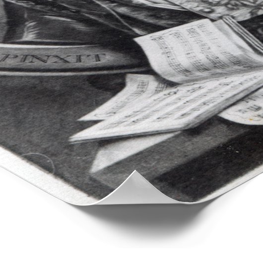 Gioacchino Conti, "Gizziello", Poster (Ecke)