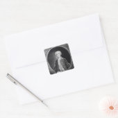 Gioacchino Conti, "Gizziello", Quadratischer Aufkleber (Umschlag)