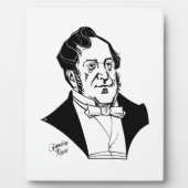 Gioachino Rossini Fotoplatte (Vorderseite)