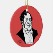 Gioachino Rossini Keramik Ornament (Rechts)